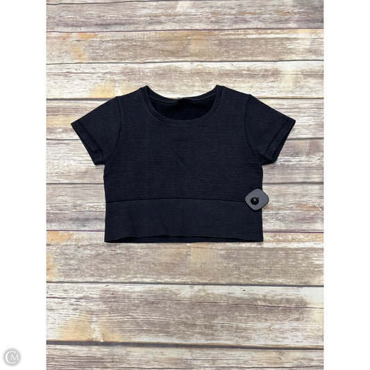 Top Short Sleeve By Aerie In Black, Size: S
