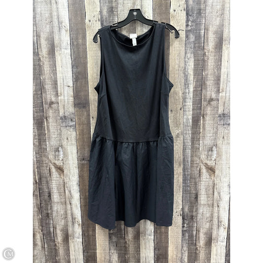 Dress Casual Midi By A New Day In Black, Size: Xxl