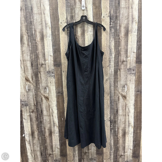 Dress Casual Maxi By A New Day In Black, Size: 1x
