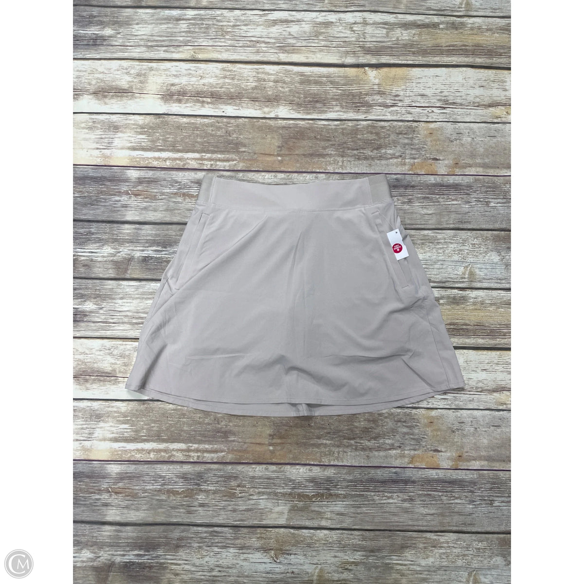 Athletic Skort By Athleta In Beige, Size: S