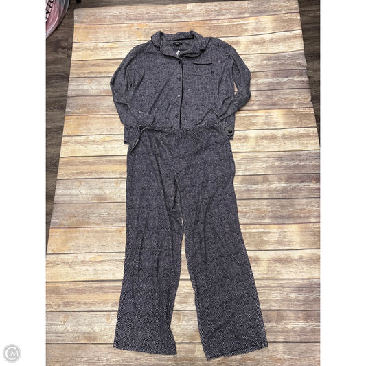 Pajamas 2pc By Simply Vera In Black & White, Size: L