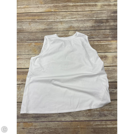 Athletic Tank Top By Tek Gear In White, Size: Xl