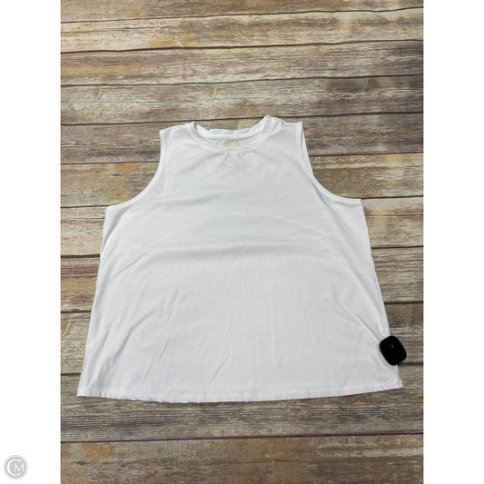 Athletic Tank Top By Tek Gear In White, Size: Xl