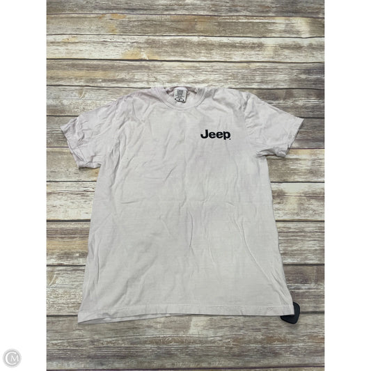 Top Short Sleeve Basic By Comfort Colors In Beige, Size: M