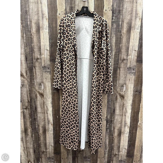 Cardigan By Cmf In Animal Print, Size: M