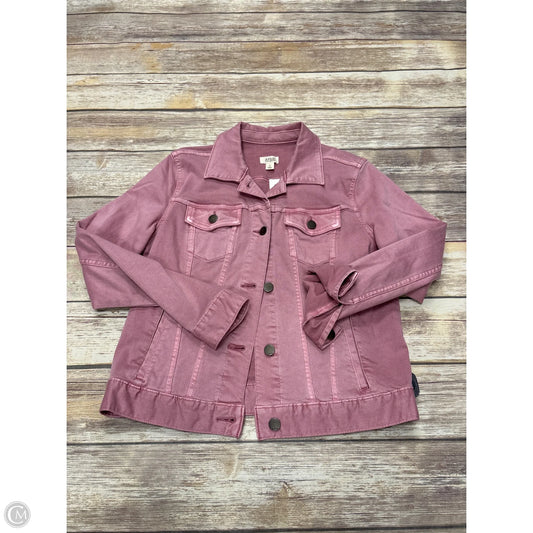 Jacket Denim By Ana In Pink Denim, Size: S
