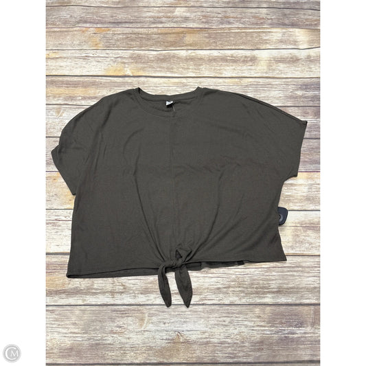 Athletic Top Short Sleeve By Old Navy In Green, Size: L