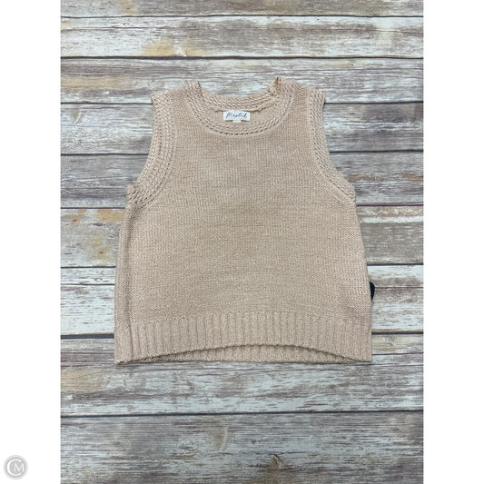 Vest Sweater By Marled In Cream, Size: M
