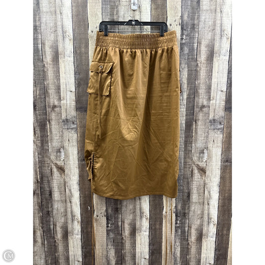Skirt Maxi By Shein In Brown, Size: 3x