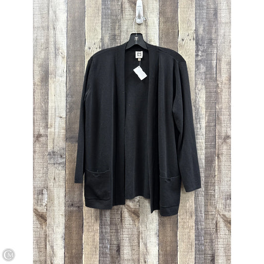 Cardigan By Anne Klein In Black, Size: L