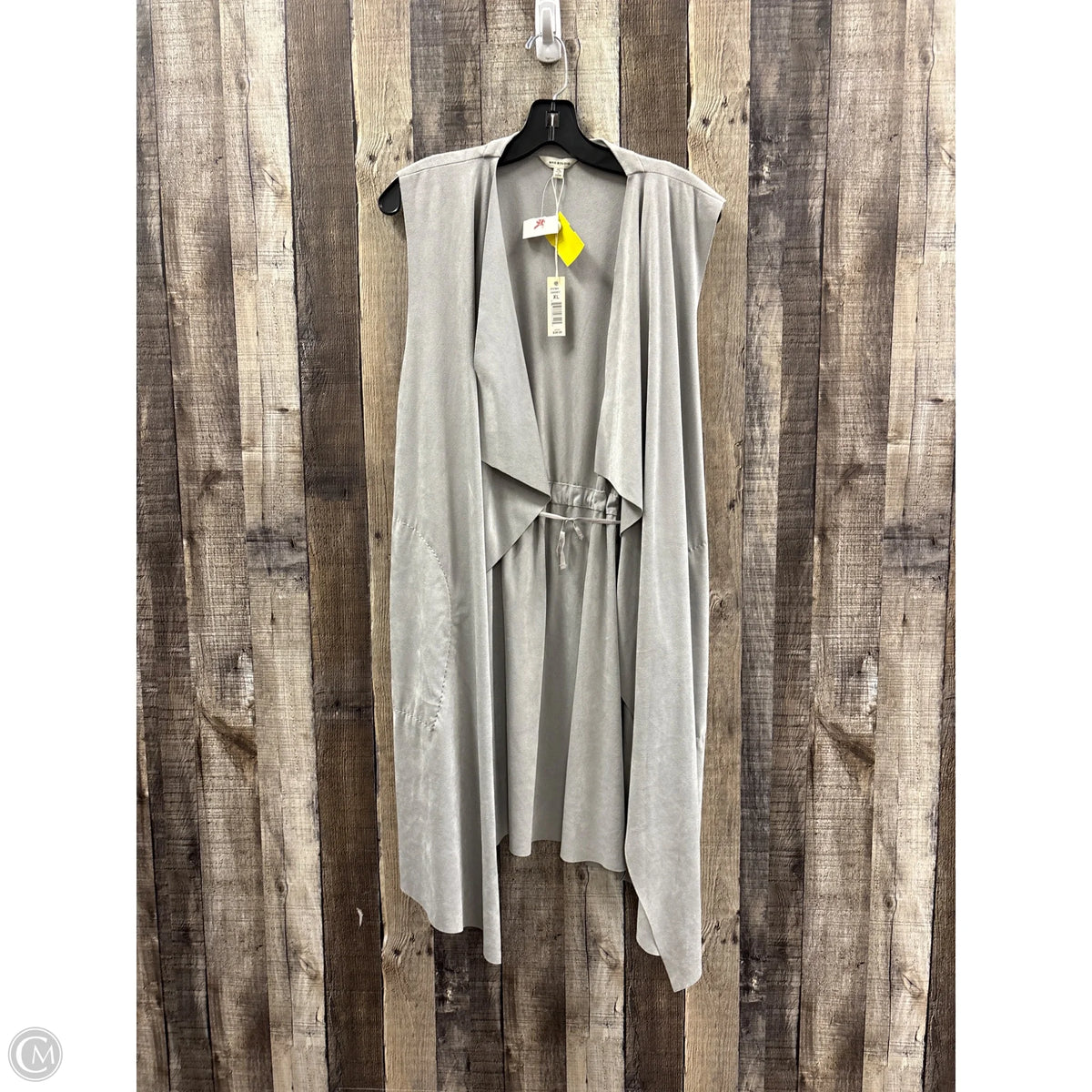 Cardigan By Max Studio In Silver, Size: Xl