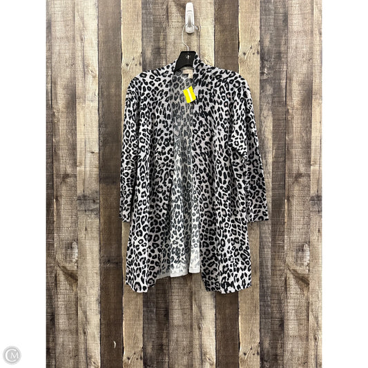 Cardigan By Laura Ashley In Animal Print, Size: L