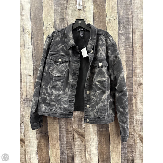 Jacket Denim By Baccini In Tie Dye Print, Size: Xl