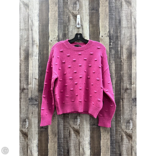 Sweater By Ann Taylor In Pink, Size: Xl