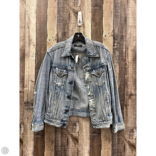 Jacket Denim By Able In Blue Denim, Size: S