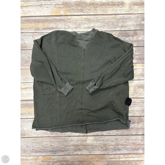 Sweatshirt Crewneck By Aerie In Green, Size: Xs