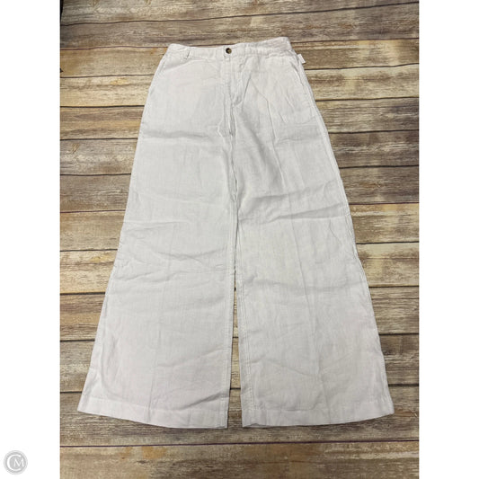 Pants Wide Leg By Madewell In White, Size: 4