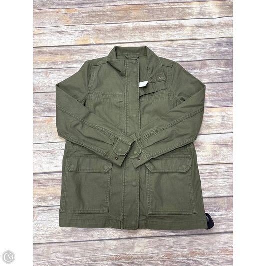 Jacket Denim By Madewell In Green Denim, Size: Xs
