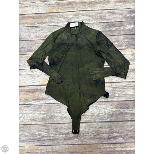Bodysuit Designer By All Saints In Green, Size: S
