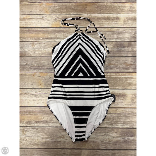 Swimsuit By Anne Cole In Black & White, Size: L