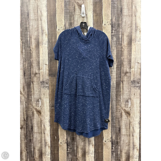 Dress Casual Midi By Forever 21 In Blue, Size: 1x