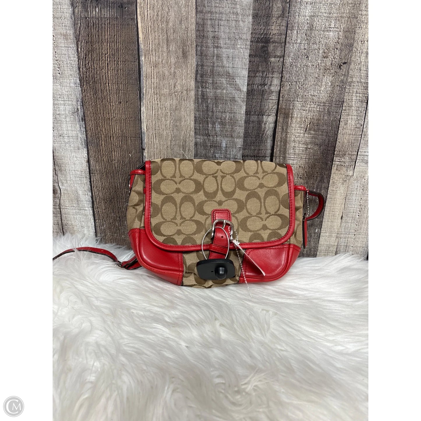 Crossbody Designer By Coach, Size: Medium