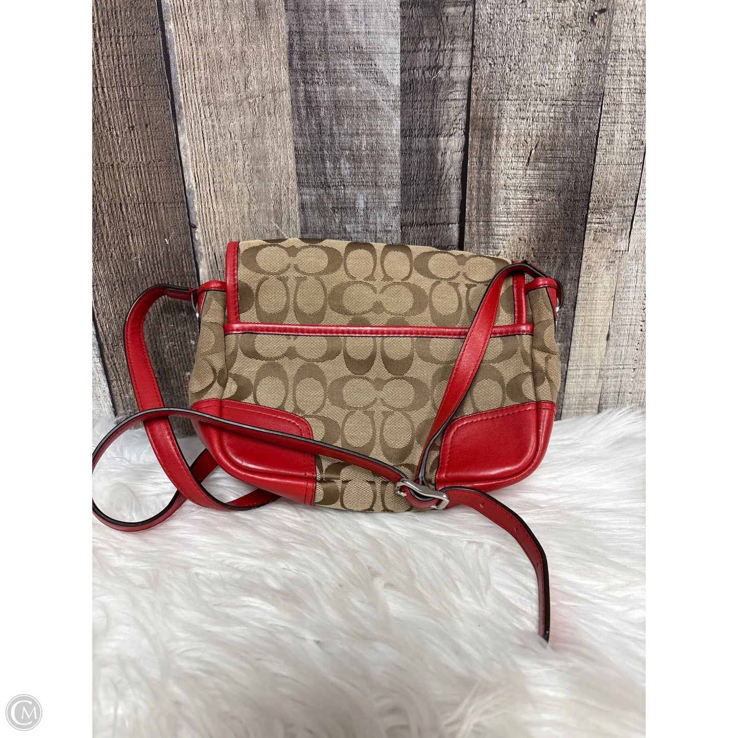 Crossbody Designer By Coach, Size: Medium