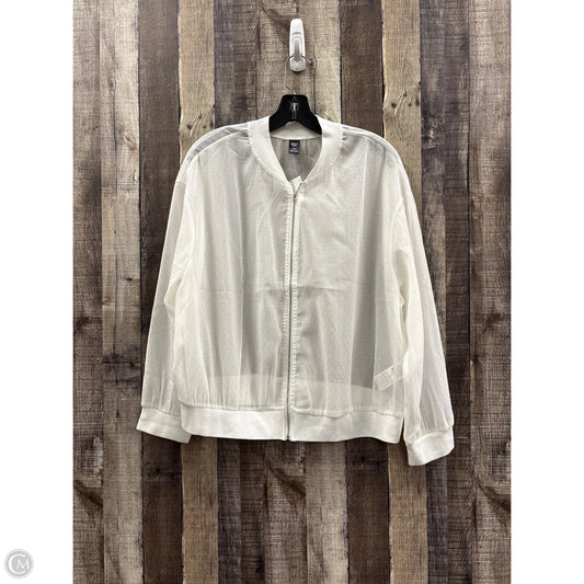 Jacket Other By Shein In White, Size: 1x
