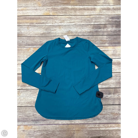 Athletic Top Long Sleeve Crewneck By Cmf In Teal, Size: Xs