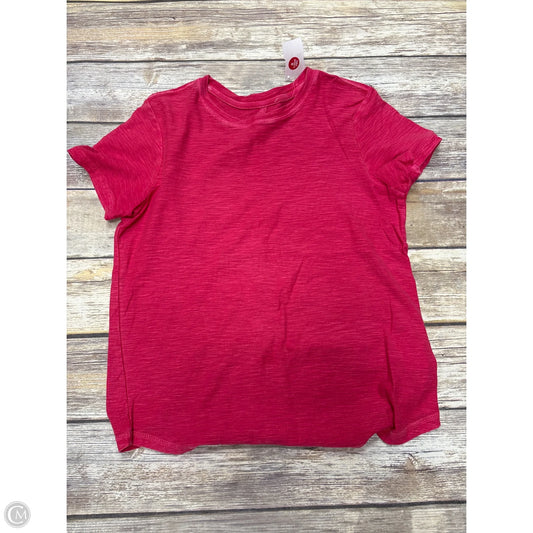 Top Short Sleeve By Pilcro In Pink, Size: Xs