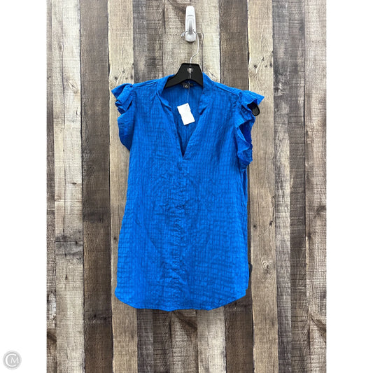 Top Sleeveless By Ann Taylor In Blue, Size: Xs