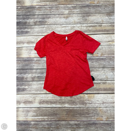 Top Short Sleeve Basic By Z Supply In Orange, Size: Xs