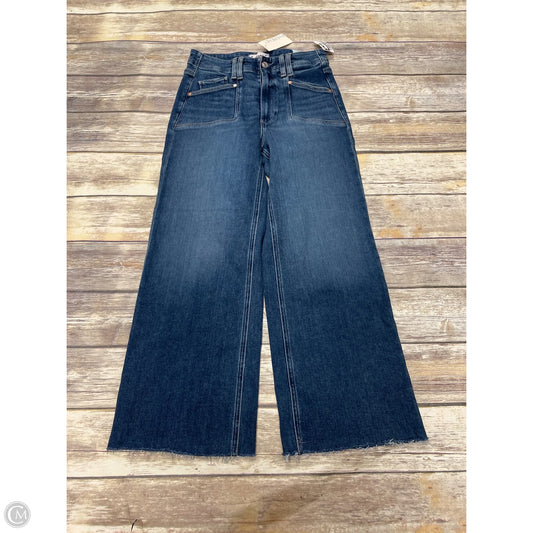 Jeans Wide Leg By Paige In Blue Denim, Size: 2