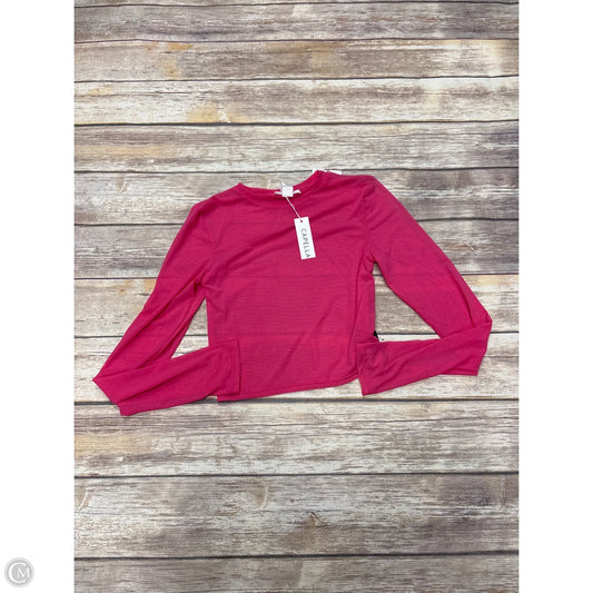 Top Long Sleeve By Capelli In Pink, Size: M