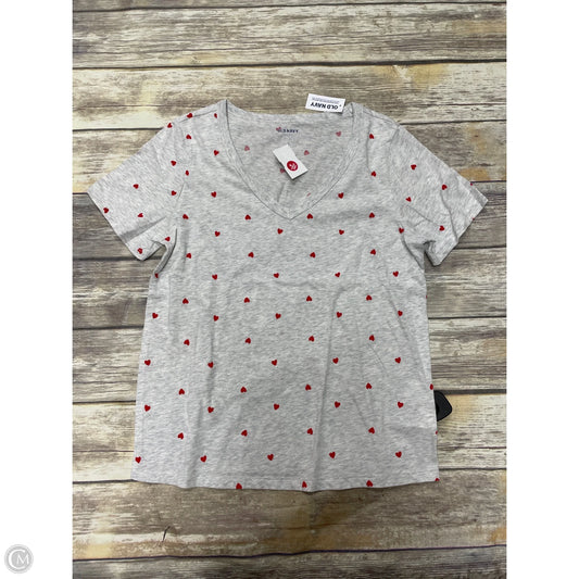 Top Short Sleeve By Old Navy In Grey, Size: S