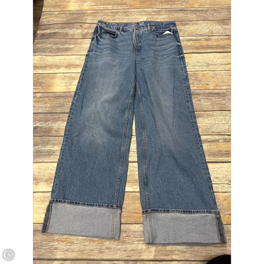 Jeans Wide Leg By Old Navy In Blue Denim, Size: 10