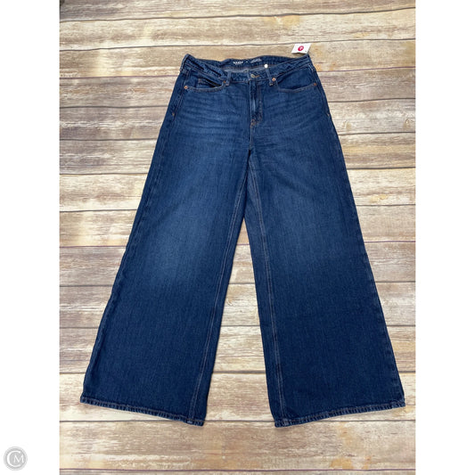 Jeans Wide Leg By Old Navy In Blue Denim, Size: 10