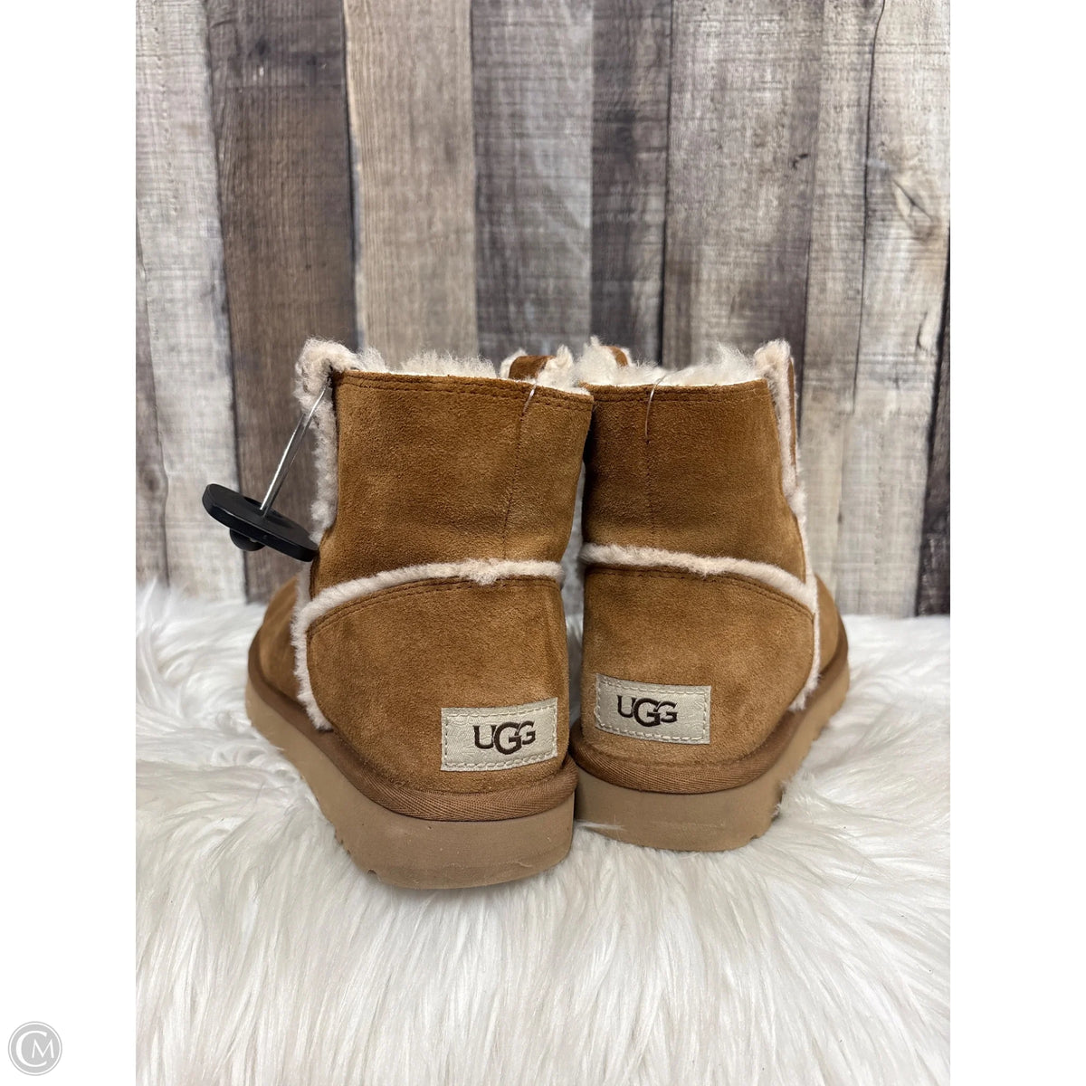 Boots Designer By Ugg In Tan, Size: 8