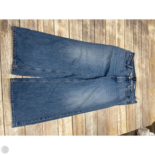 Jeans Wide Leg By J. Crew In Blue Denim, Size: 16