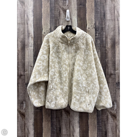 Jacket Fleece By All In Motion In Beige, Size: Xxl