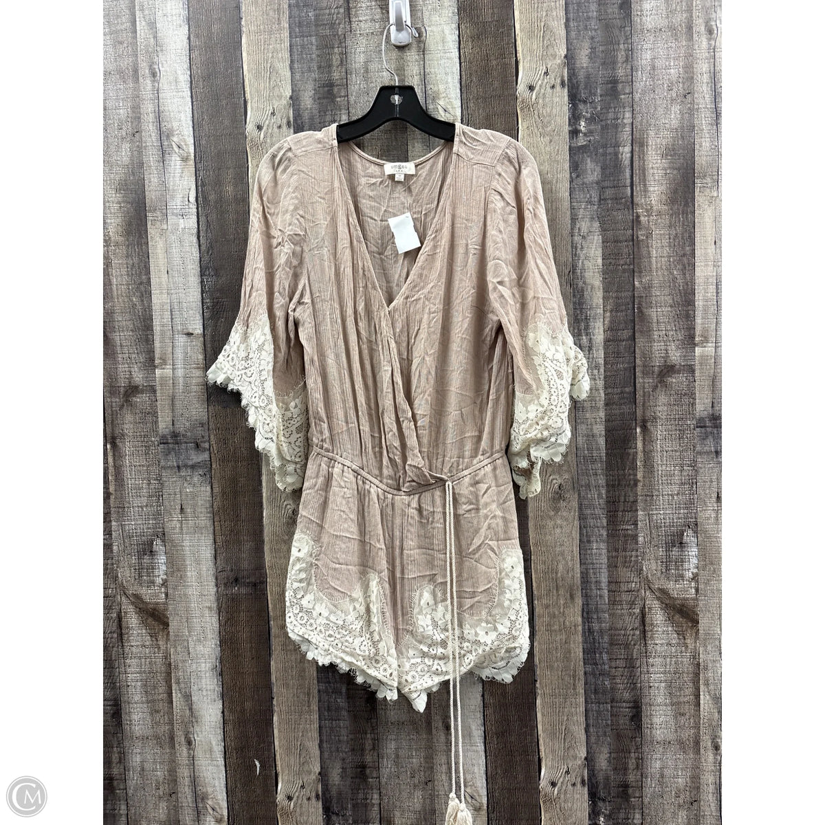 Romper By Umgee In Tan, Size: M