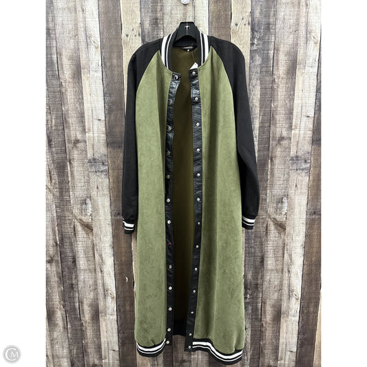Jacket Other By Cme In Black & Green, Size: L