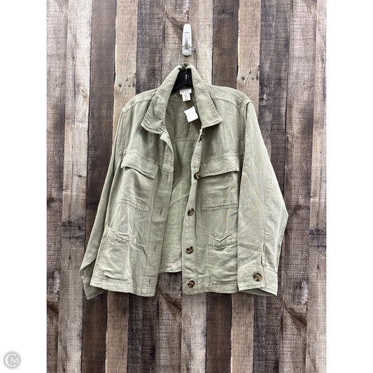 Jacket Other By Nicole Miller In Green, Size: 1x