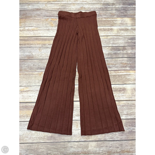 Pants Wide Leg By Petal & Pup In Brown, Size: M