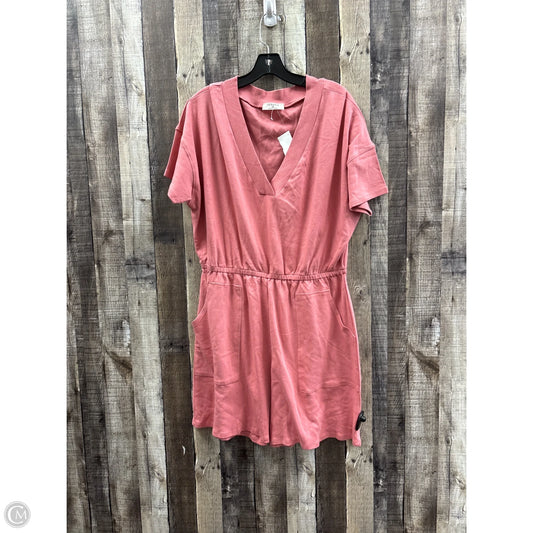 Romper By Zenana In Mauve, Size: 1x