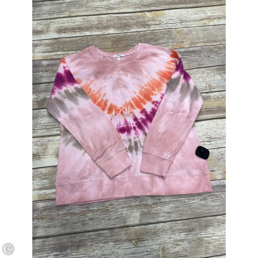 Sweatshirt Crewneck By Maurices In Tie Dye Print, Size: S