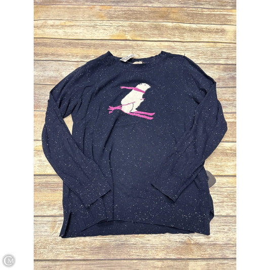 Sweater By Loft In Navy, Size: L