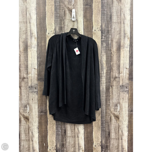 Sweater Cardigan By Eileen Fisher In Black, Size: Xl