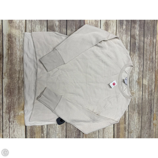 Athletic Sweatshirt Collar By Athleta In Cream, Size: S