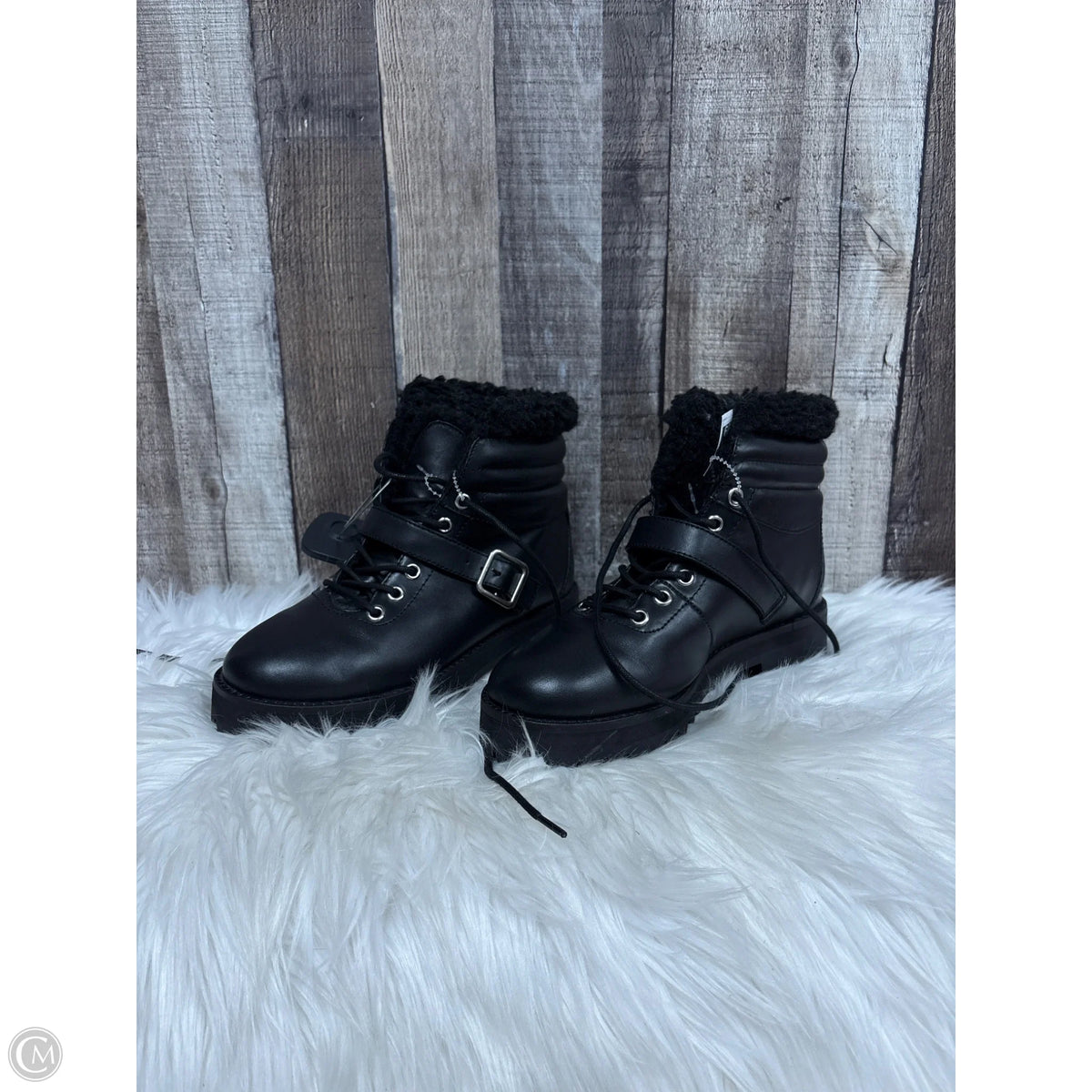 Boots Combat By Cme In Black, Size: 6